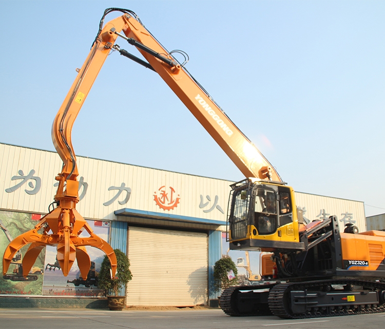 Crawler type YGZ-420 grab steel machine