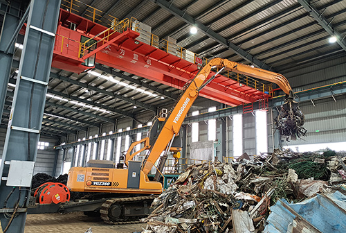YGZ360 crawler grab steel machine