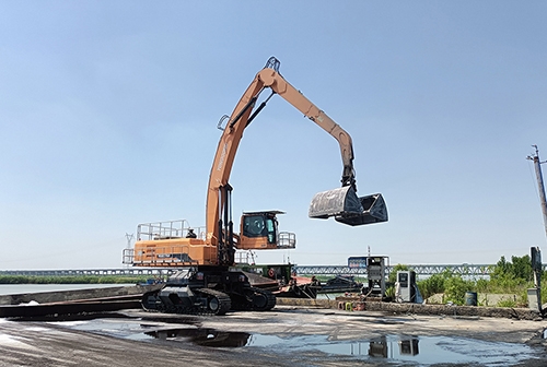 YGSZ-750 crawler double power grab machine