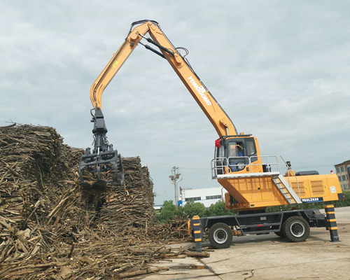 The work site of Lu an Yeji Liren Wood Industry
