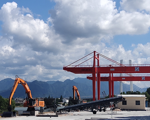 Fixed grabber YGGZ600 at Hangzhou Fuyang Wharf