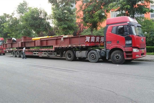 The hydraulic flip plate has arrived at Tianjin Metallurgical Group