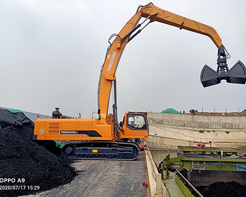 Jining Wharf crawler dual-power Grab YGSZ600
