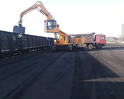 Hebi crawler dual-power coal unloader YGSZ420